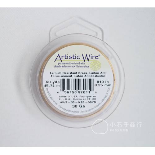 Artistic Wire 藝術銅線 - 金色 30G (一捲)