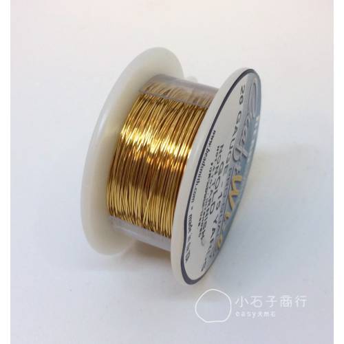 Beadsmith 藝術銅線 - 金色 26G (一捲)