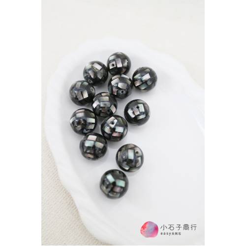 黑珍珠貝-拼接球12mm (1入)