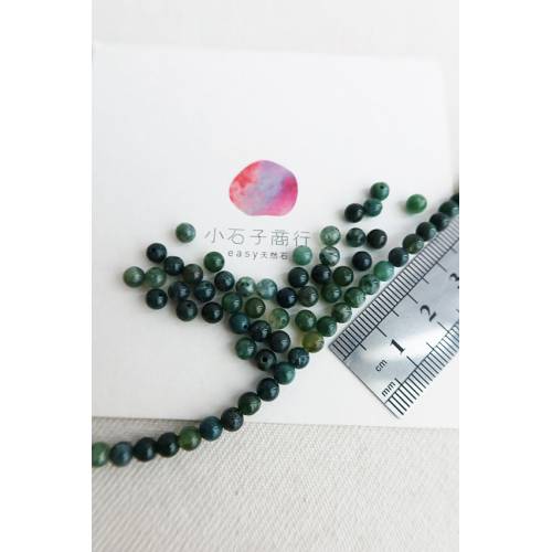 水草瑪瑙-4mm 圓珠 (45入)