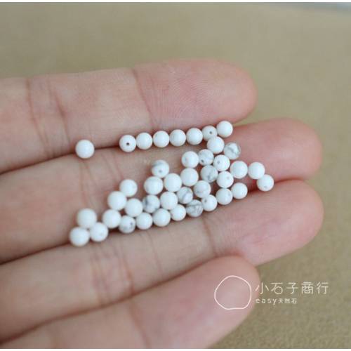 白紋石-3mm 圓珠 (60入)
