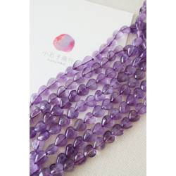 紫水晶-愛心 8mm (12入)