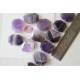 斑馬紫水晶-片狀切角約18x25mm (1串/7入)