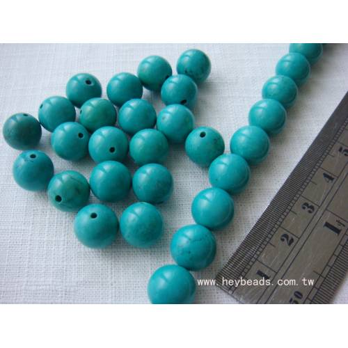 新疆綠松石-10mm 圓珠(1入)